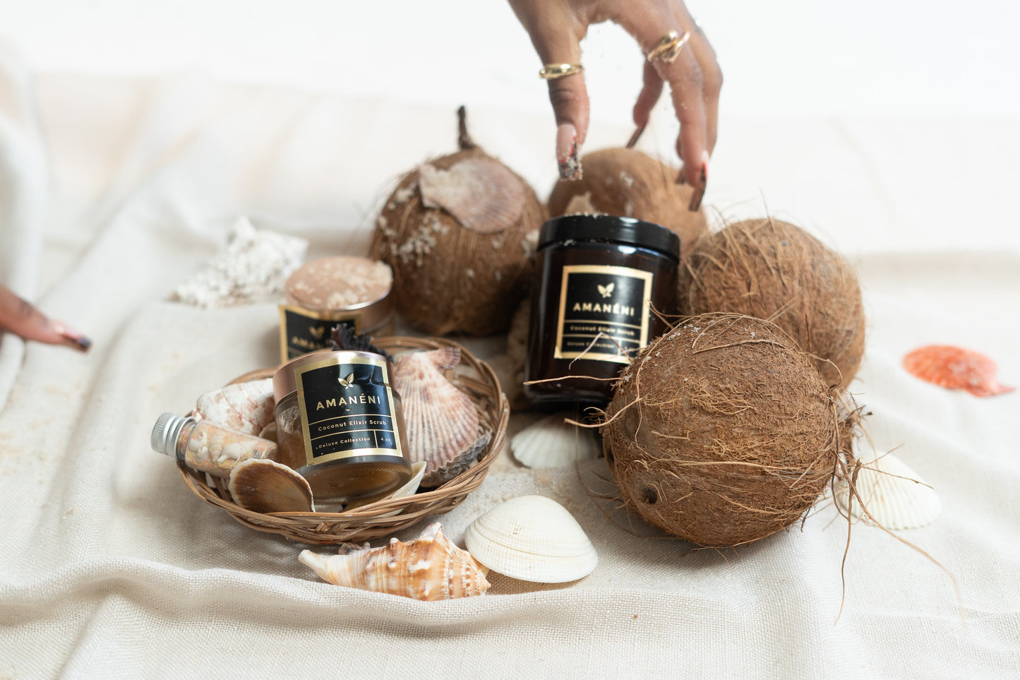 Organic Sugar Coconut Elixir scrub