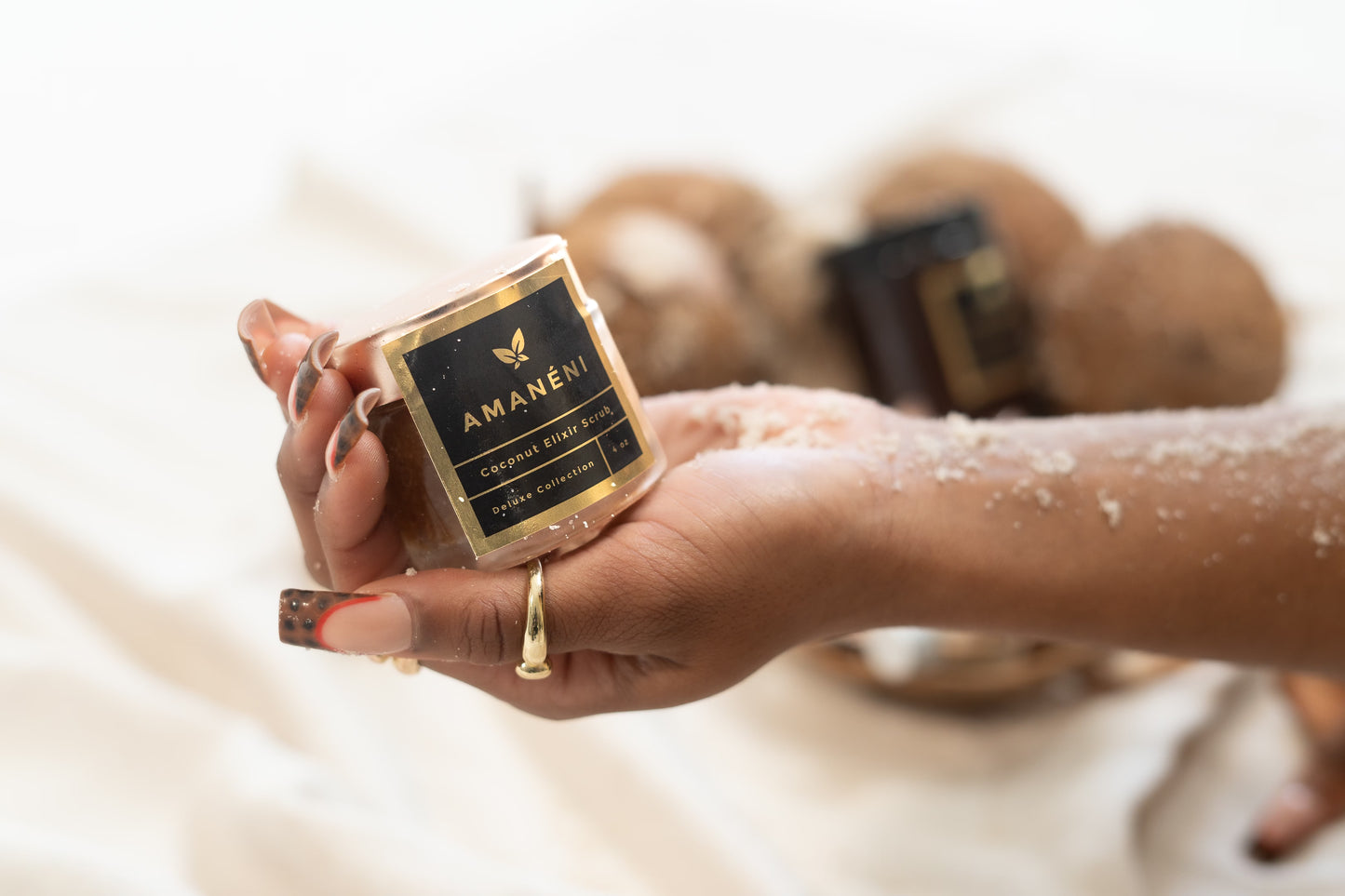 Organic Sugar Coconut Elixir scrub